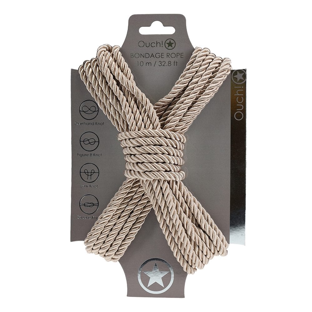 Shots Gold Shots Ouch! Bondage Rope 10m