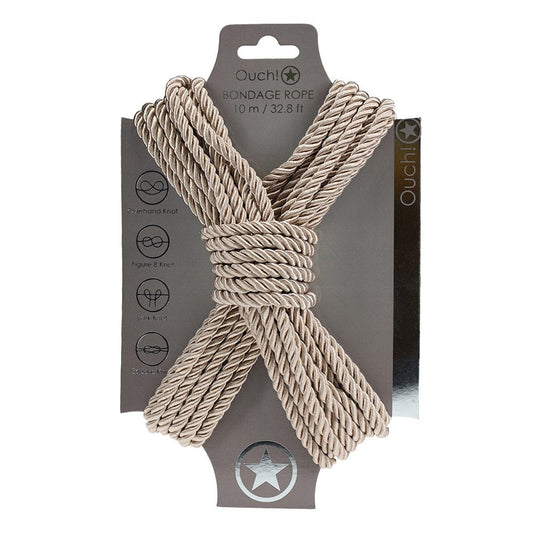 Shots Gold Shots Ouch! Bondage Rope 10m