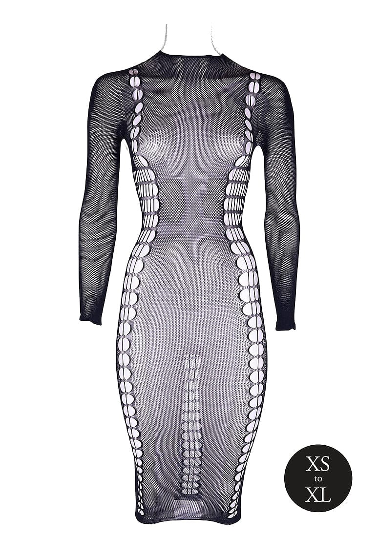 Shots Shots Le Désir Shade Carme Black Turtleneck Dress