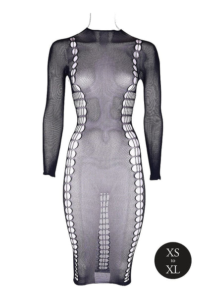 Shots Shots Le Désir Shade Carme Black Turtleneck Dress