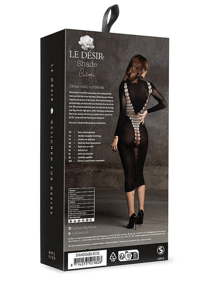 Shots Shots Le Désir Shade Carme Black Turtleneck Dress