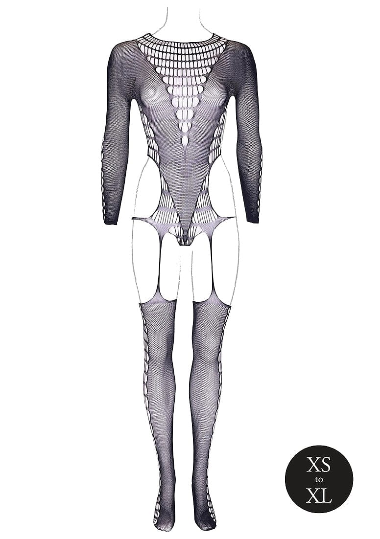 Shots Shots Le Désir Shade Kalyke Black Turtleneck Bodystocking