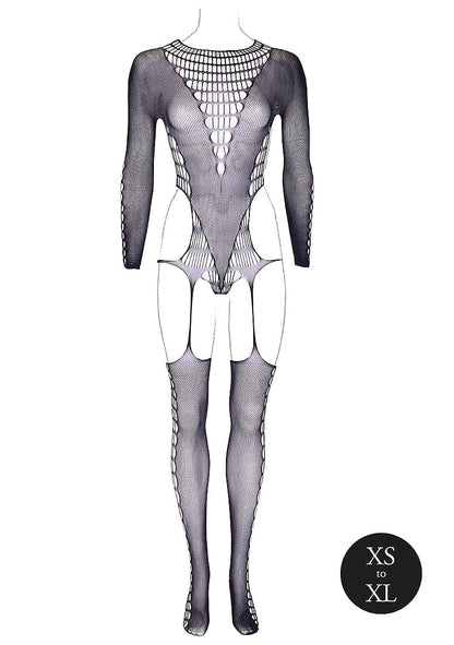 Shots Shots Le Désir Shade Kalyke Black Turtleneck Bodystocking