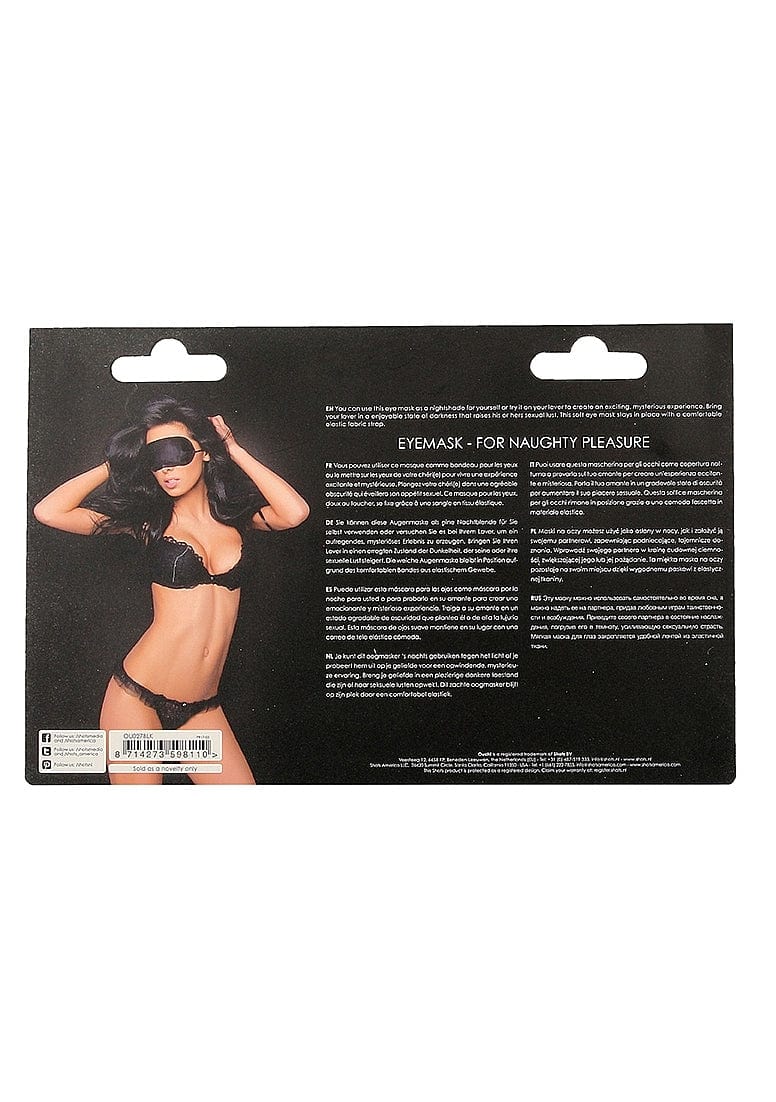 Shots Shots Ouch! Soft Black Eyemask