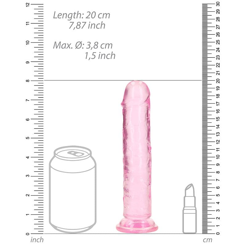Shots Shots RealRock 7″ Realistic Crystal Clear Dildo