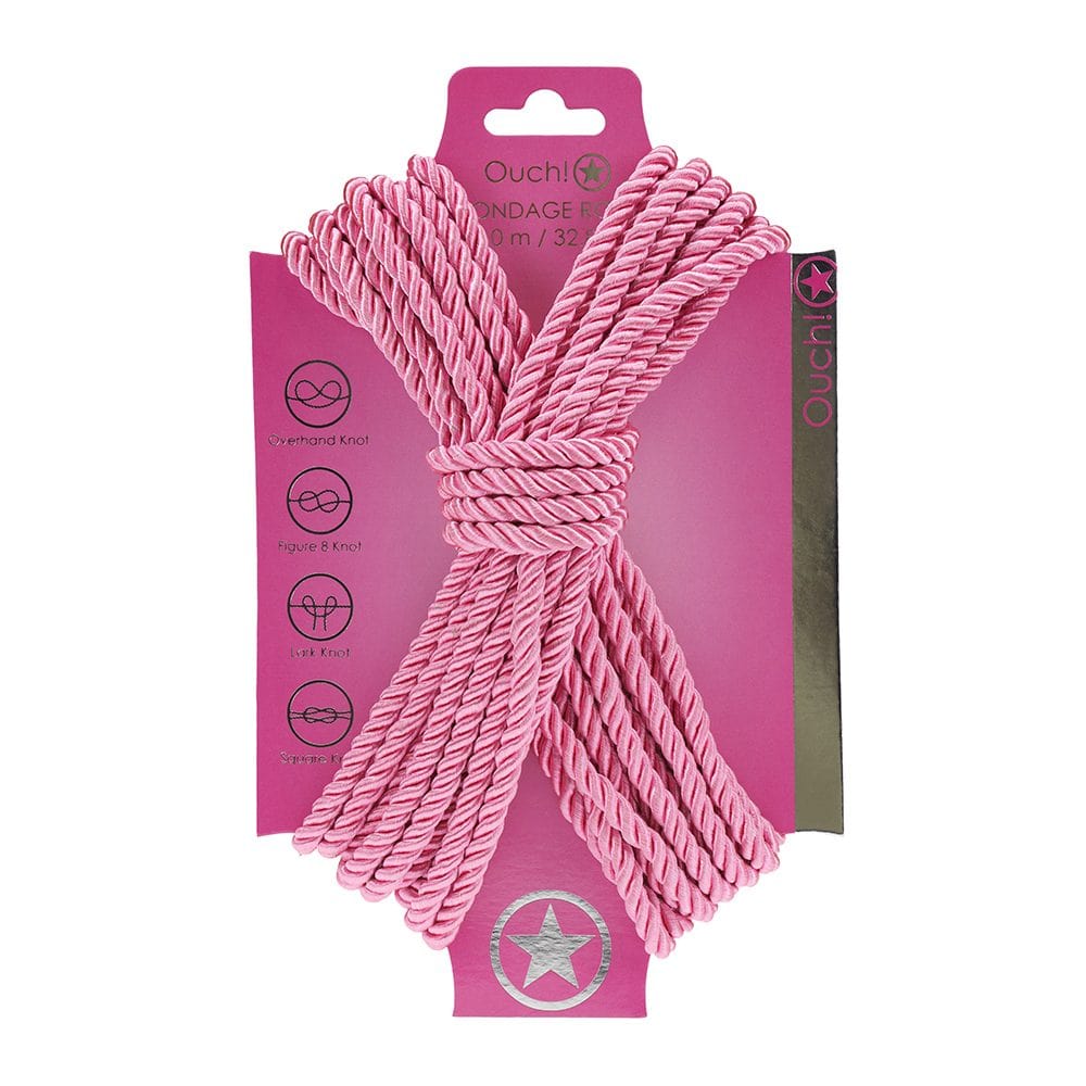 Shots Pink Shots Ouch! Bondage Rope 10m