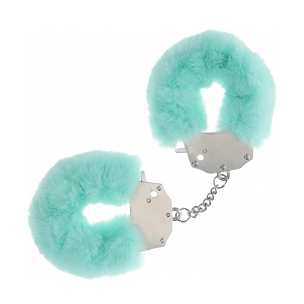 Shots Powder Green Shots Ouch! Heavy-Duty Fluffy Cuffs