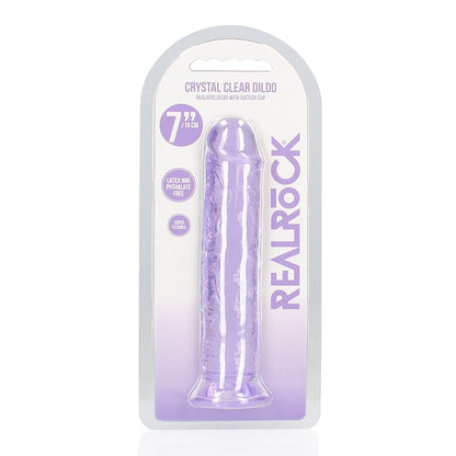 Shots Shots RealRock 7″ Realistic Crystal Clear Dildo