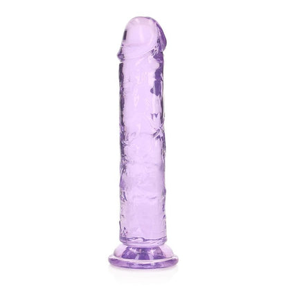 Shots Purple Shots RealRock 7″ Realistic Crystal Clear Dildo