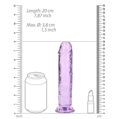 Shots Shots RealRock 7″ Realistic Crystal Clear Dildo