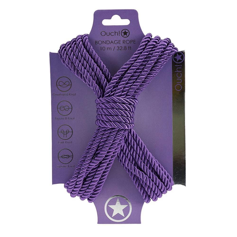 Shots Purple Shots Ouch! Bondage Rope 10m