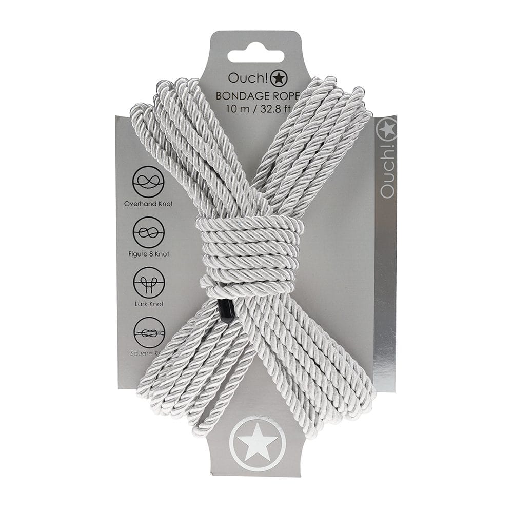 Shots Silver Shots Ouch! Bondage Rope 10m