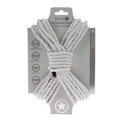 Shots Silver Shots Ouch! Bondage Rope 10m