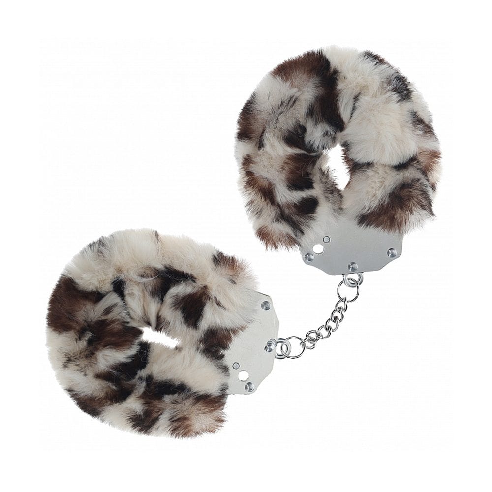Shots Snow Leopard Shots Ouch! Heavy-Duty Fluffy Cuffs
