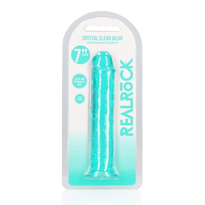 Shots Shots RealRock 7″ Realistic Crystal Clear Dildo