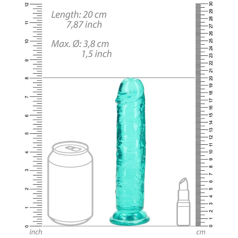 Shots Shots RealRock 7″ Realistic Crystal Clear Dildo