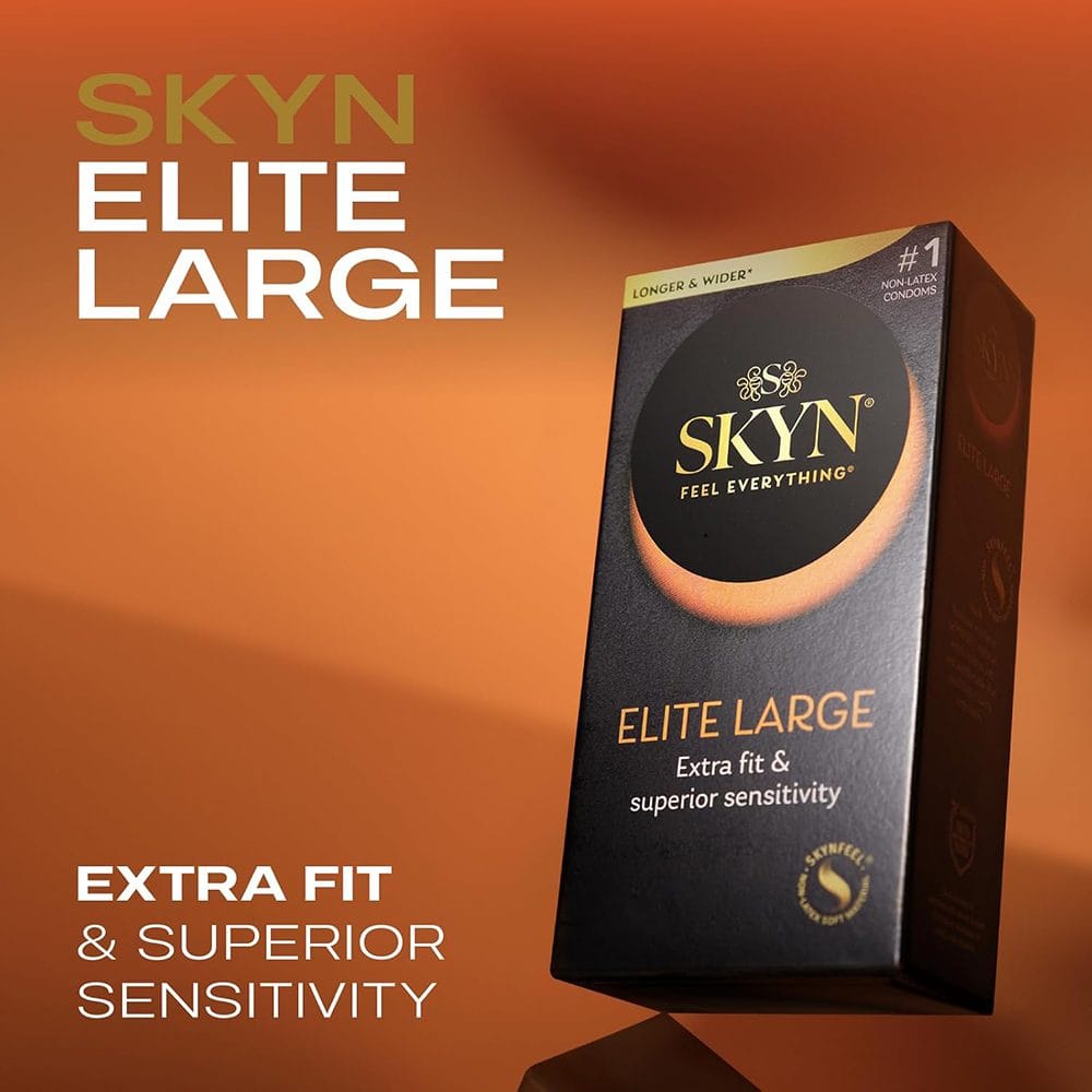 LifeStyles Condoms Skyn Elite Large Non-Latex Condoms