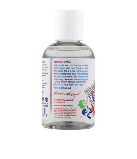 Sliquid Water Based Lube Sliquid Sparkle Pride Lube