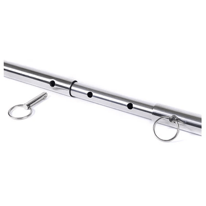 Spartacus Bondage Spartacus Steel Spreader Bar with Leather Cuffs