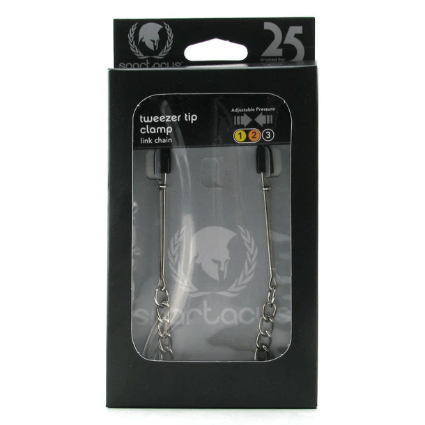 Spartacus Nipple Clamps Spartacus Tweezer Tip Clamp Link Chain