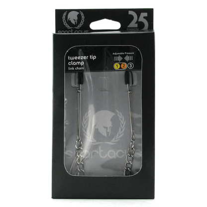 Spartacus Nipple Clamps Spartacus Tweezer Tip Clamp Link Chain
