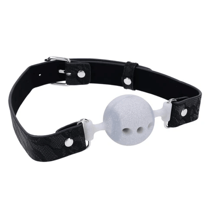 Sportsheets Ball Gags Sportsheets Sex & Mischief Lace Silicone Breathable Ball Gag