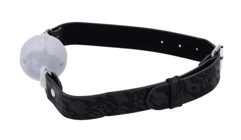 Sportsheets Ball Gags Sportsheets Sex & Mischief Lace Silicone Breathable Ball Gag