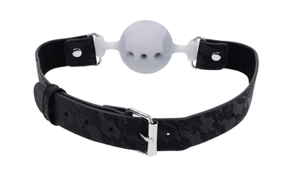 Sportsheets Ball Gags Sportsheets Sex & Mischief Lace Silicone Breathable Ball Gag