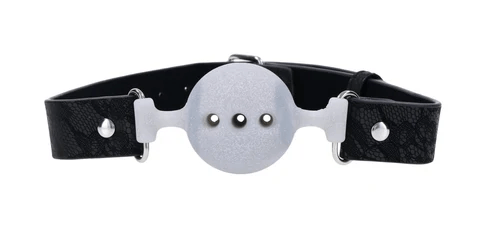 Sportsheets Ball Gags Sportsheets Sex & Mischief Lace Silicone Breathable Ball Gag