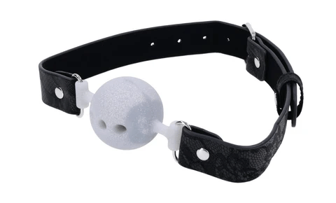 Sportsheets Ball Gags Sportsheets Sex & Mischief Lace Silicone Breathable Ball Gag