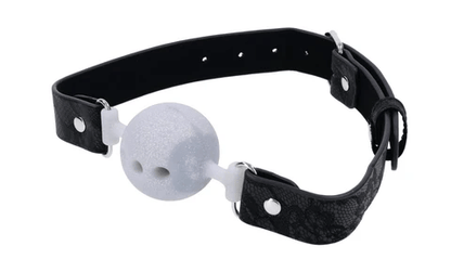 Sportsheets Ball Gags Sportsheets Sex & Mischief Lace Silicone Breathable Ball Gag