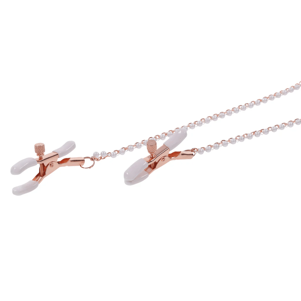 Sportsheets BDSM Sportsheets Sex & Mischief Peaches ‘n CreaMe Collar with Nipple Clamps