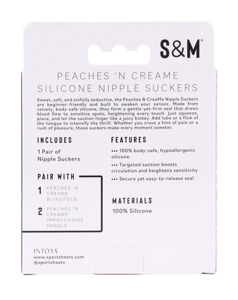 Sportsheets BDSM Sportsheets Sex & Mischief Peaches ‘n CreaMe Silicone Nipple Suckers