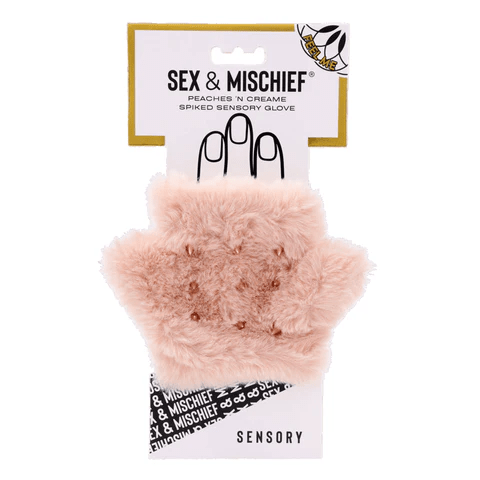 Sportsheets BDSM Sportsheets Sex & Mischief Peaches 'n CreaMe Spiked Sensory Glove