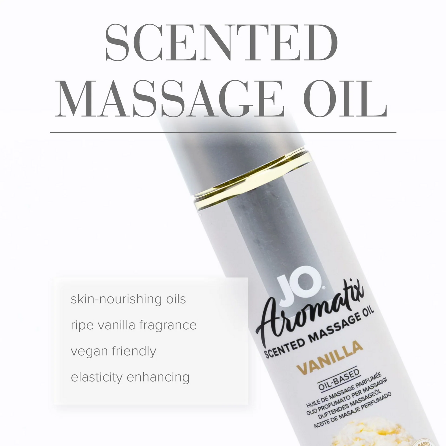 System JO Aromatix Vanilla Scented Massage Oil