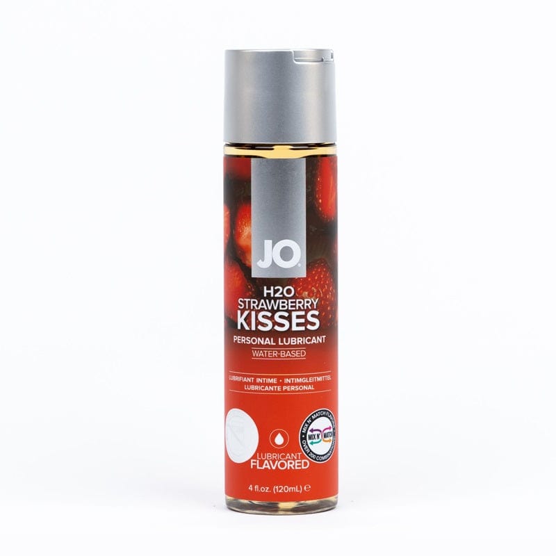 System JO Lubes & Lotions 4oz System JO H2O Strawberry Kisses Flavored Lubricant