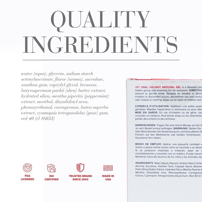 System JO Lubes & Lotions System JO Oral Delight Strawberry Arousal Gel