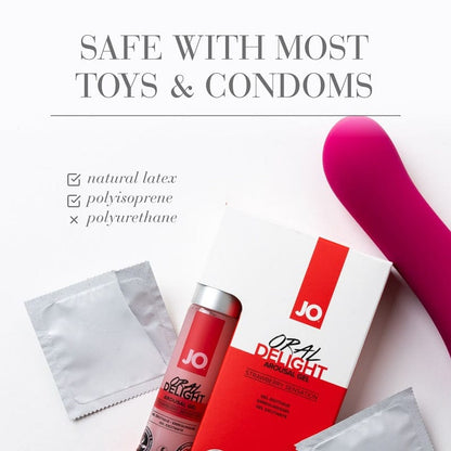 System JO Lubes & Lotions System JO Oral Delight Strawberry Arousal Gel