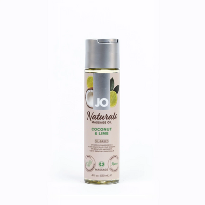 System JO Naturals Coconut & Lime Massage Oil