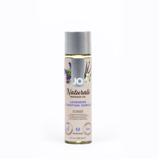 System JO Naturals Lavender & Tahitian Vanilla Massage Oil