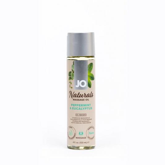 System JO Naturals Peppermint & Eucalyptus Massage Oil