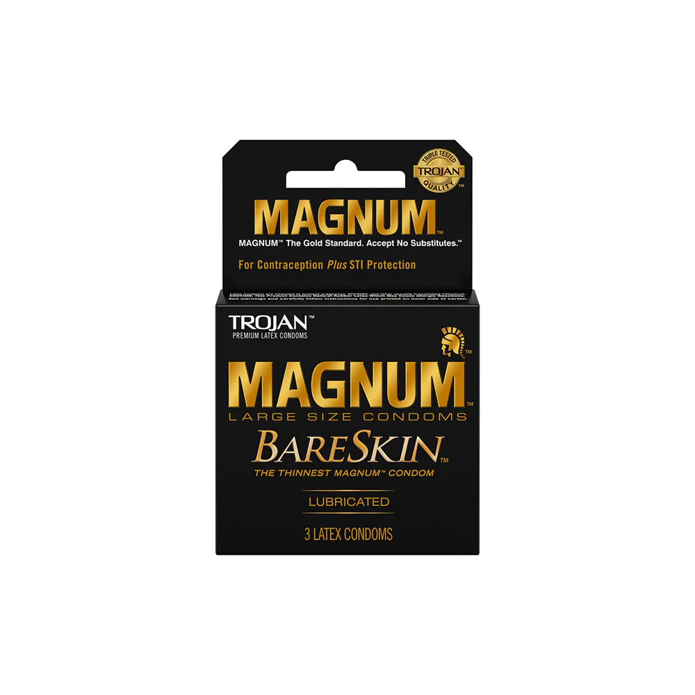 Trojan Magnum Bareskin Condoms - XOXTOYS