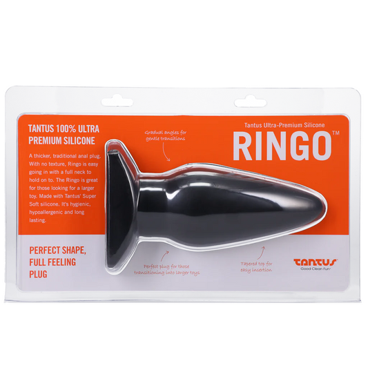 Plug anal en silicone Ringo de Tantus