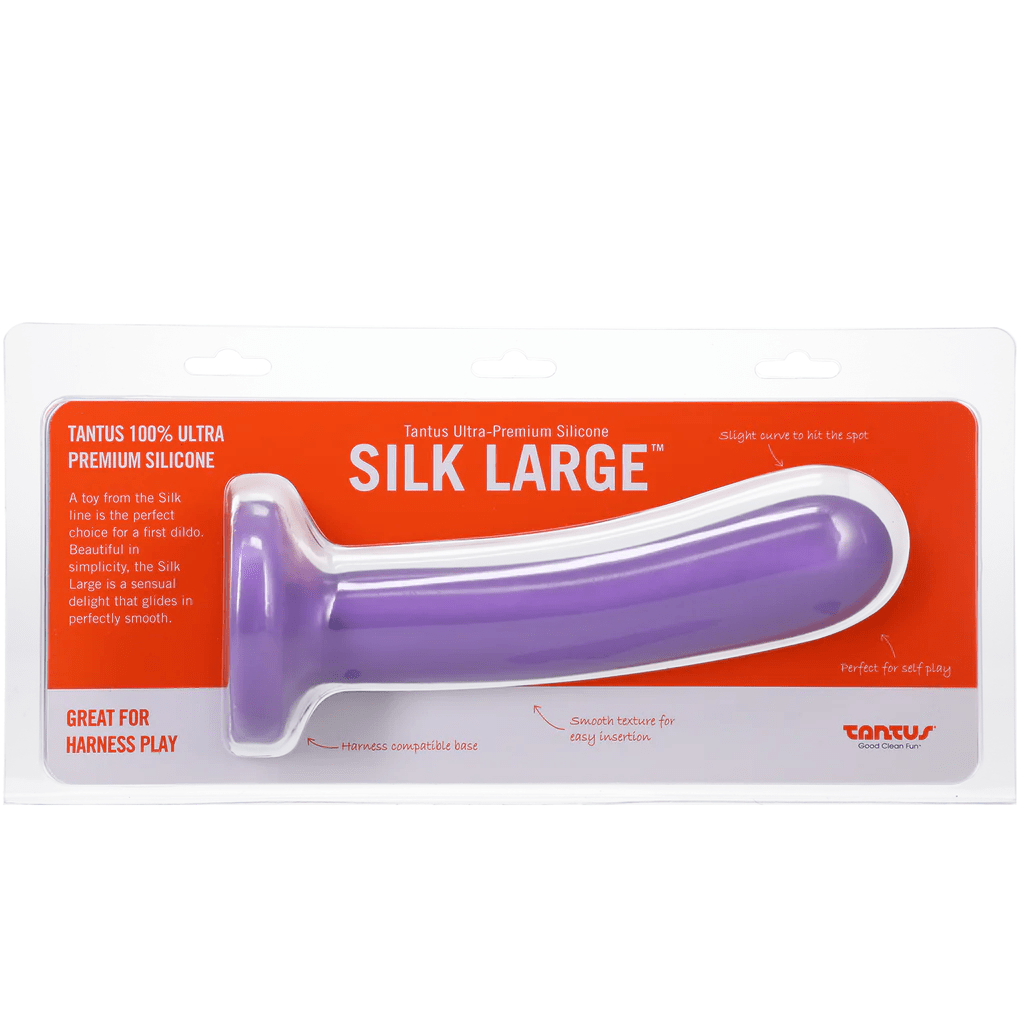 Tantus Dildos Purple Tantus Silk Large Dildo