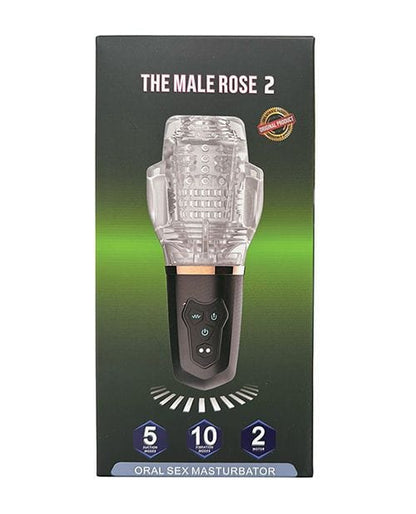 The Male Rose Male Masturbators Male Rose 2 Rechargeable Vibrating Sucking Masturbator