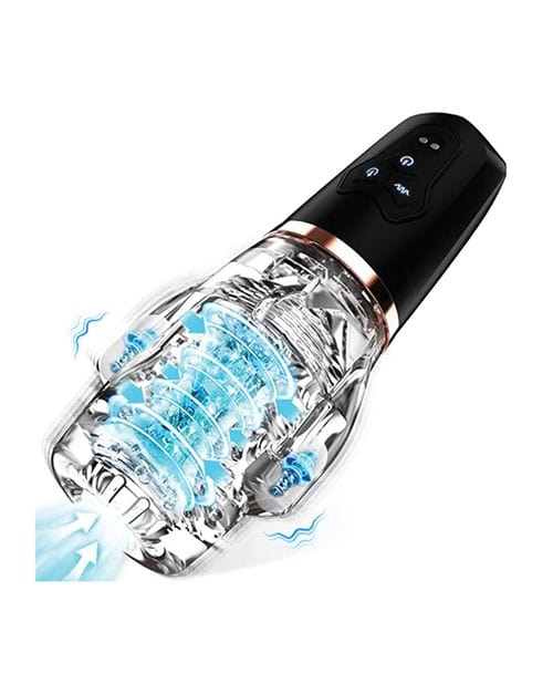 The Male Rose Male Masturbators Male Rose 2 Rechargeable Vibrating Sucking Masturbator