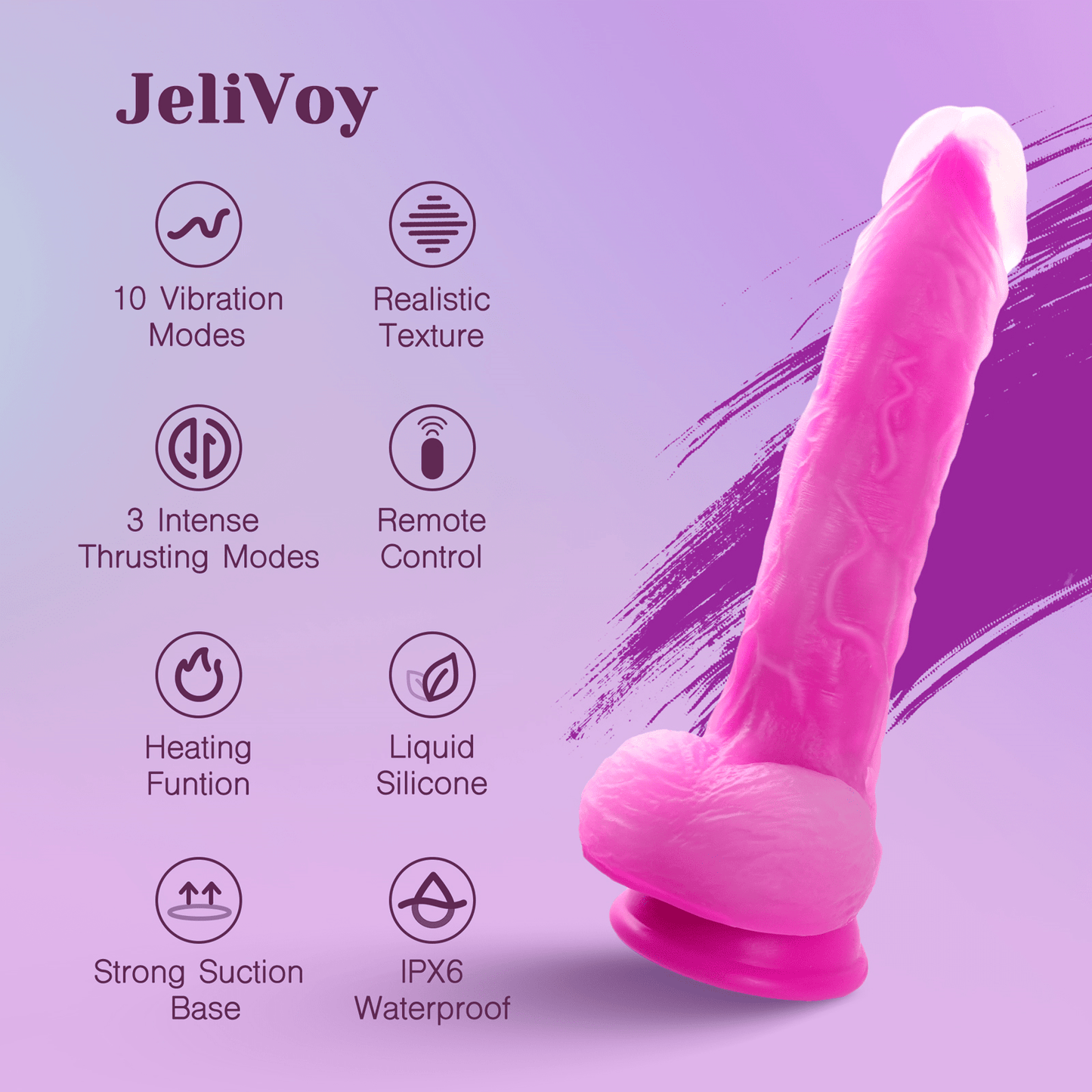 Tracy's Dog Dildos Tracy's Dog Jelivoy Jellyskin Thrusting Dildo