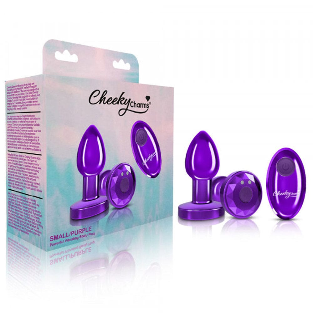 Viben Toys R/C Vibrating Metal Plug - Purple-Small