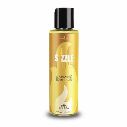Sensuva Sizzle Lips Edible WarmingGel PinaColada