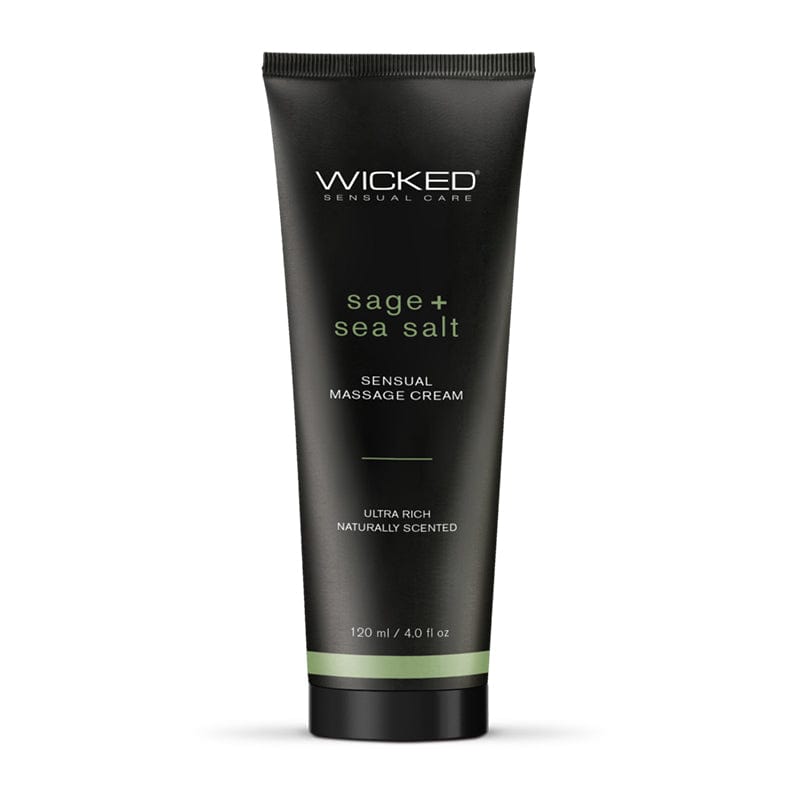 Wicked Lubes & Lotions Sage & Sea Salt Wicked Sensual Massage Cream